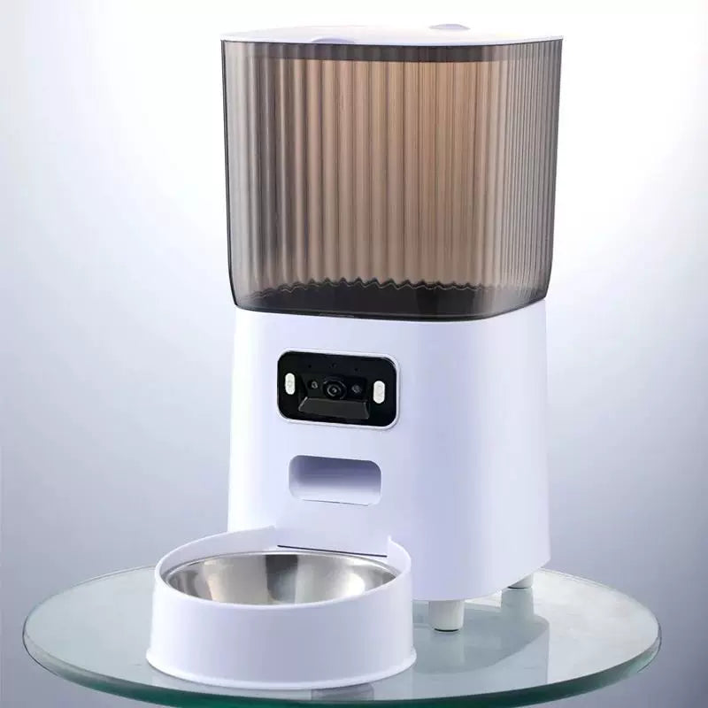 5L WiFi Pet Feeder with HD Camera Single Bowl Model for Cat Small Dog